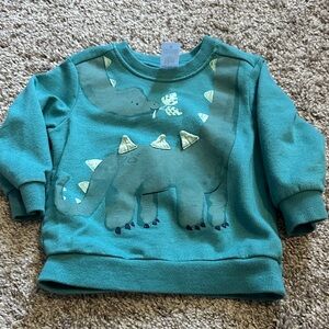 Carter's Teal Dinosaur Sweatshirt